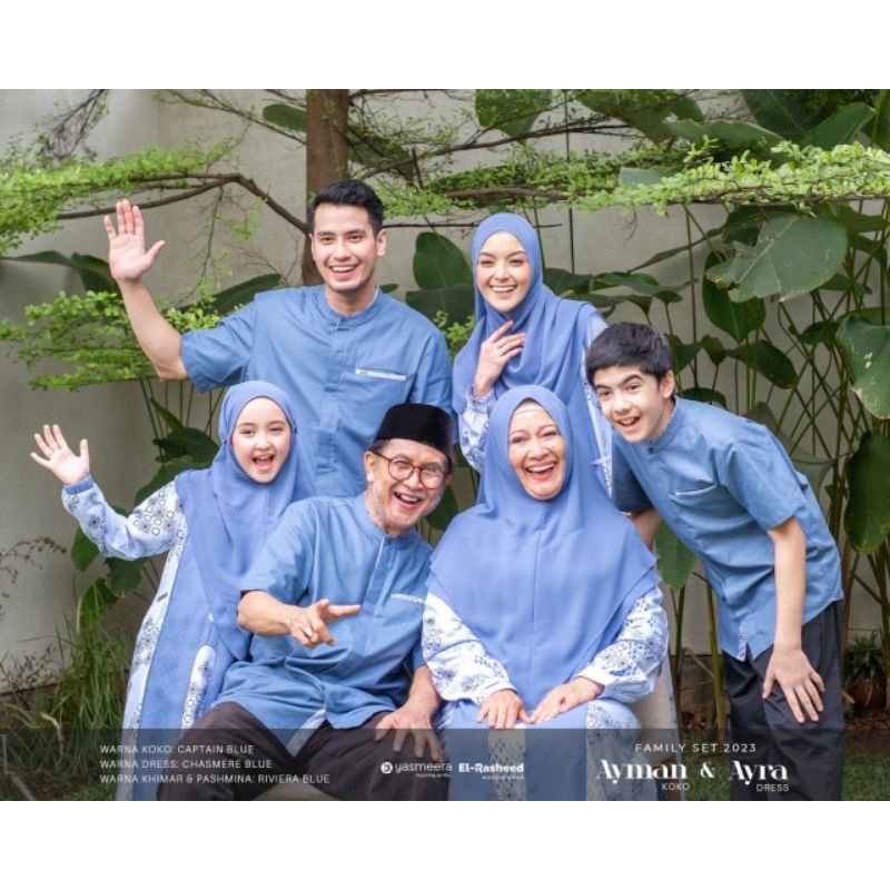 SARIMBIT KELUARGA AYMAN & AYRA BLUE BY YASMEERA