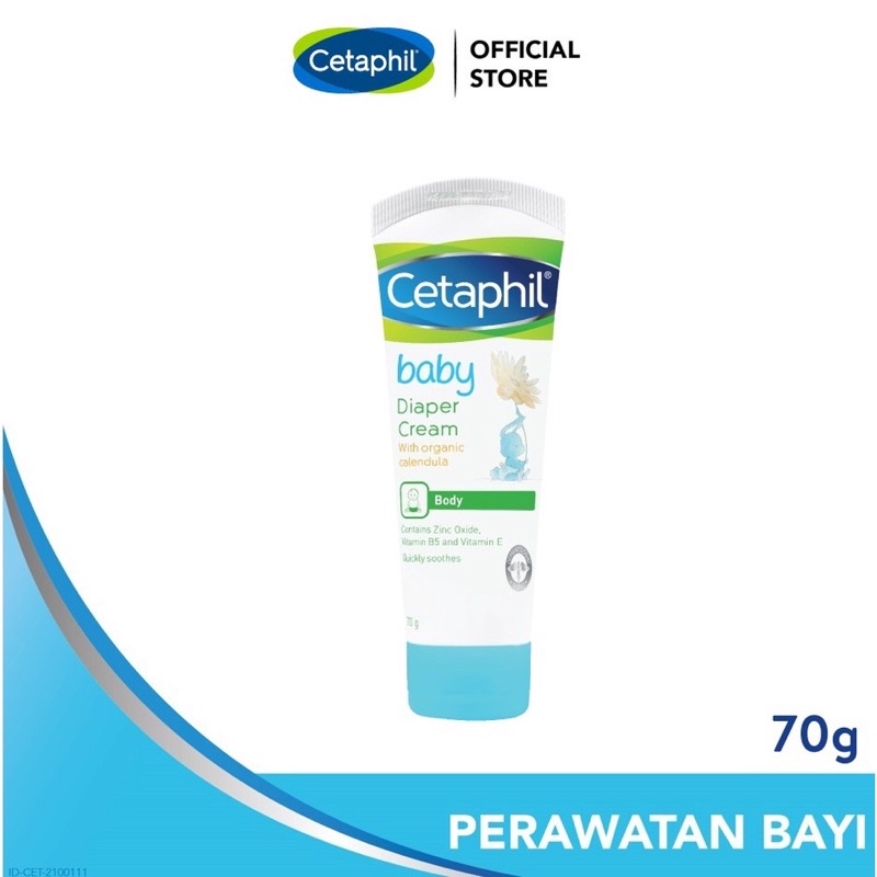 Cetaphil baby diaper cream with organic calendula - krim ruam popok bayi