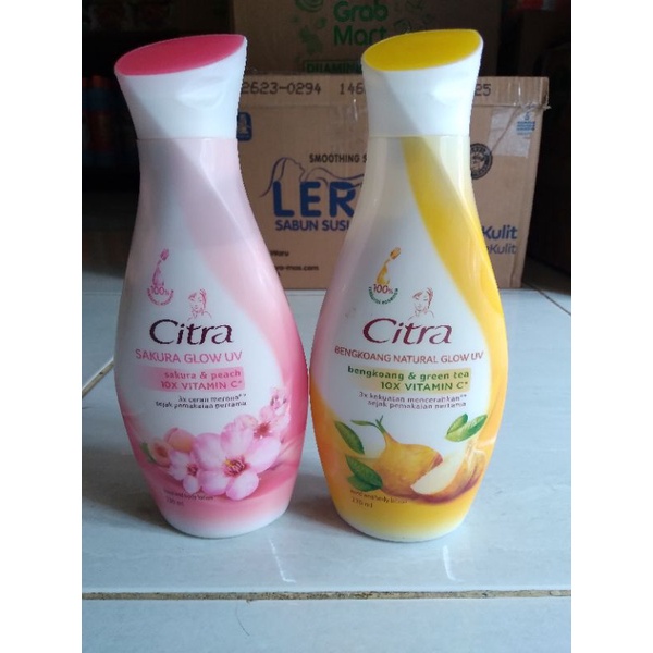citra hand & body lotion sakura glow uv 230ml