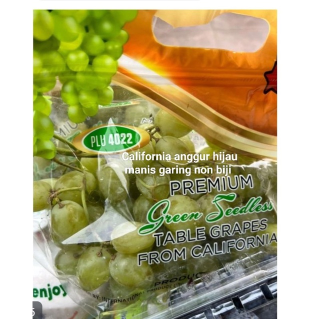 

buah anggur hijau sadralales grapess buah