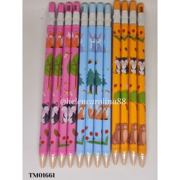 pensil mekanik 2.0 ready stock bisa pilih warna