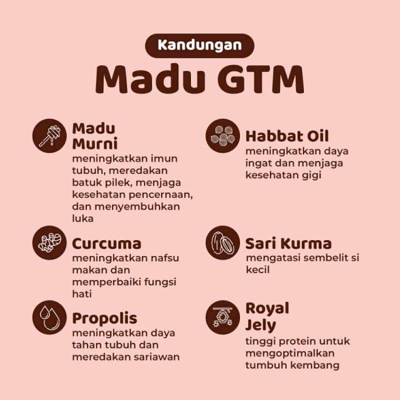 Madu GTM Madu Penambah Nafsu Makan Anak