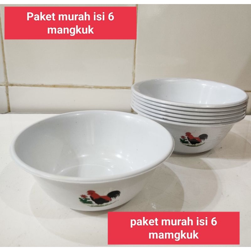 PAKET HEMAT 12 MANGKUK ayam jago anti pecah