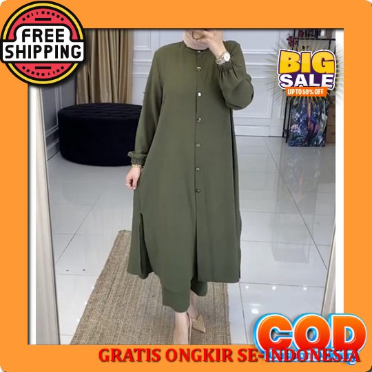 D4 - Fashion Wanita Model Terbaru Setelan Import Sadewi One Set G040 / Baju Pesta / Baju Setelan One