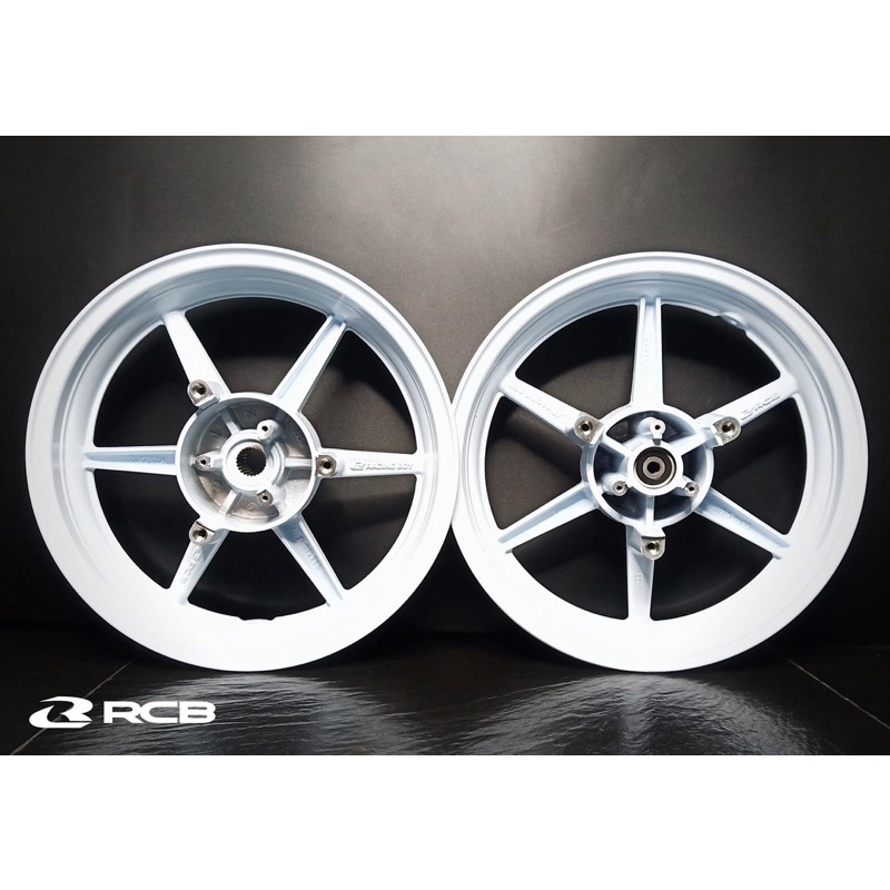 VELG RACING RCB SP 811 NMAX NEW NMAX LAMA UKURAN 300/350 RING 13 VELG RCB SP 811 PUTIH PALANG 6 YAMA