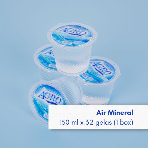 

Air Mineral Agro 150 ml x 48 botol (1 box)