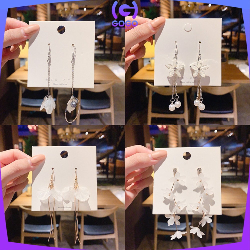 GOGO-K66 K69 Anting Korea Anting Tusuk Wanita Simple Style Korea Anting Tusuk Gantung Perhiasan Wanita