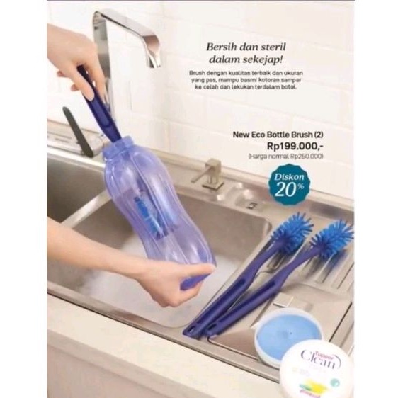 sikat botol Tupperware