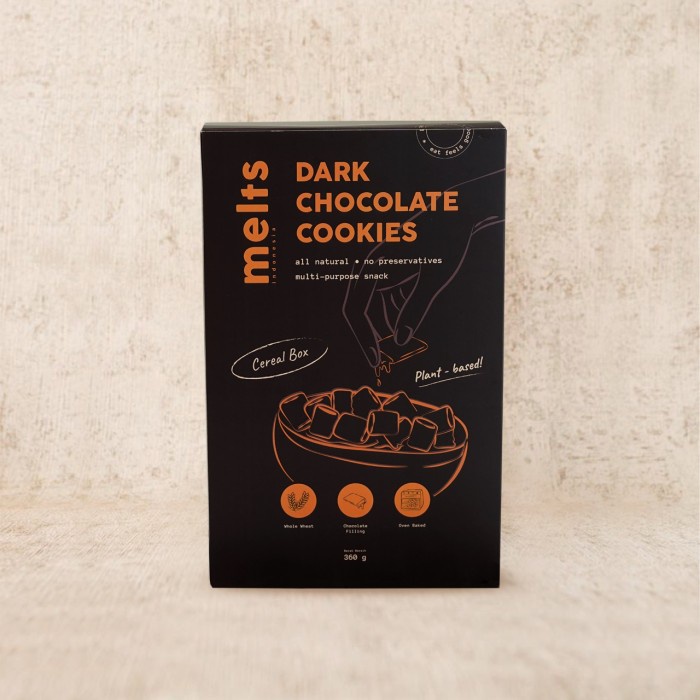 

Sereal Melts Dark Chocolate Cookies Cereal Box
