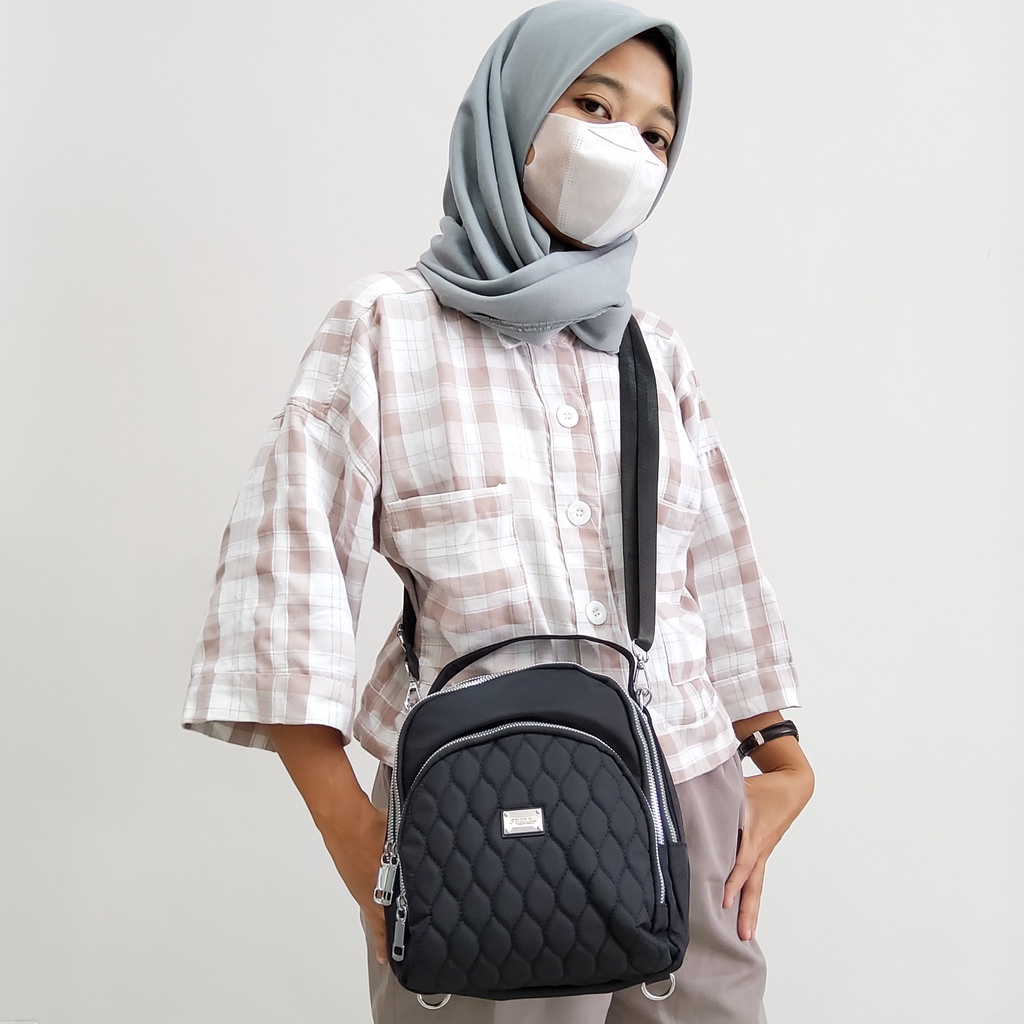 FARNELL - Tas Selempang Wanita Ransel Cewek Merk Farnell 1088/8522-3