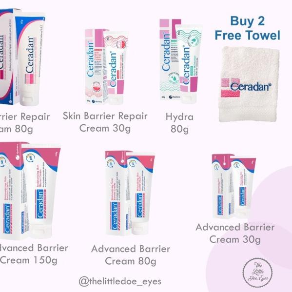 Ceradan cream / advanced cream/ ceradan barrier cream 30gr 80gr 150gr - Skin barrier 30