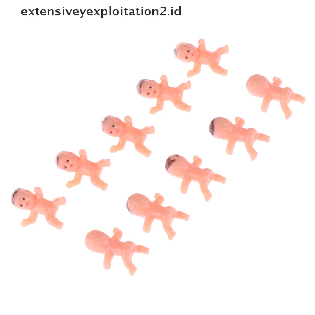 10 / 20 / 60Pcs / Set Mainan mini Bahan Plastik Ukuran 1inci Untuk Bayi / Anak  .