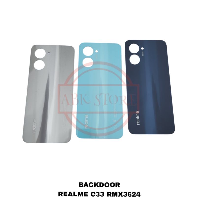 TUTUP BELAKANG BACKDOOR BACKCOVER REALME C33 COVER BATERAI BACK CASING