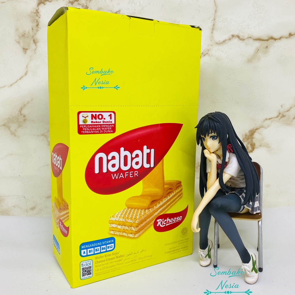 

Nabati Wafer Keju 8gr 20pcs