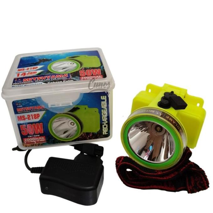 Senter Kepala Selam 50 Watt Mitsuyama Ms-218P