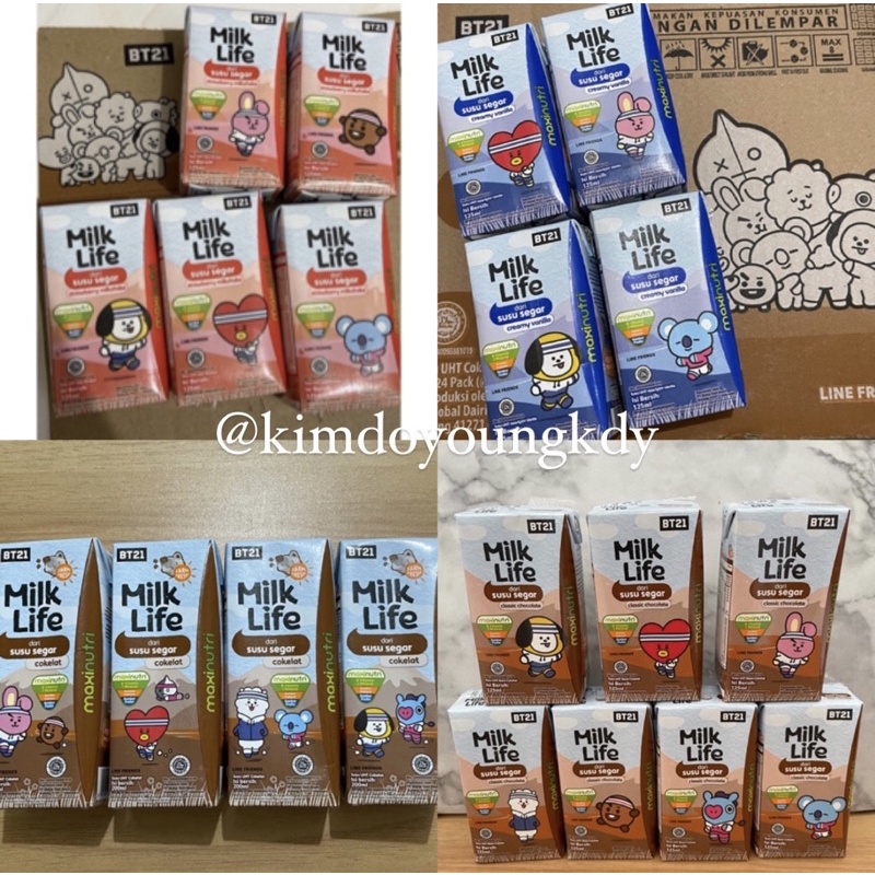 [READY STOCK] Milk Life Classic Chocolate BT21 125ml & 200ml