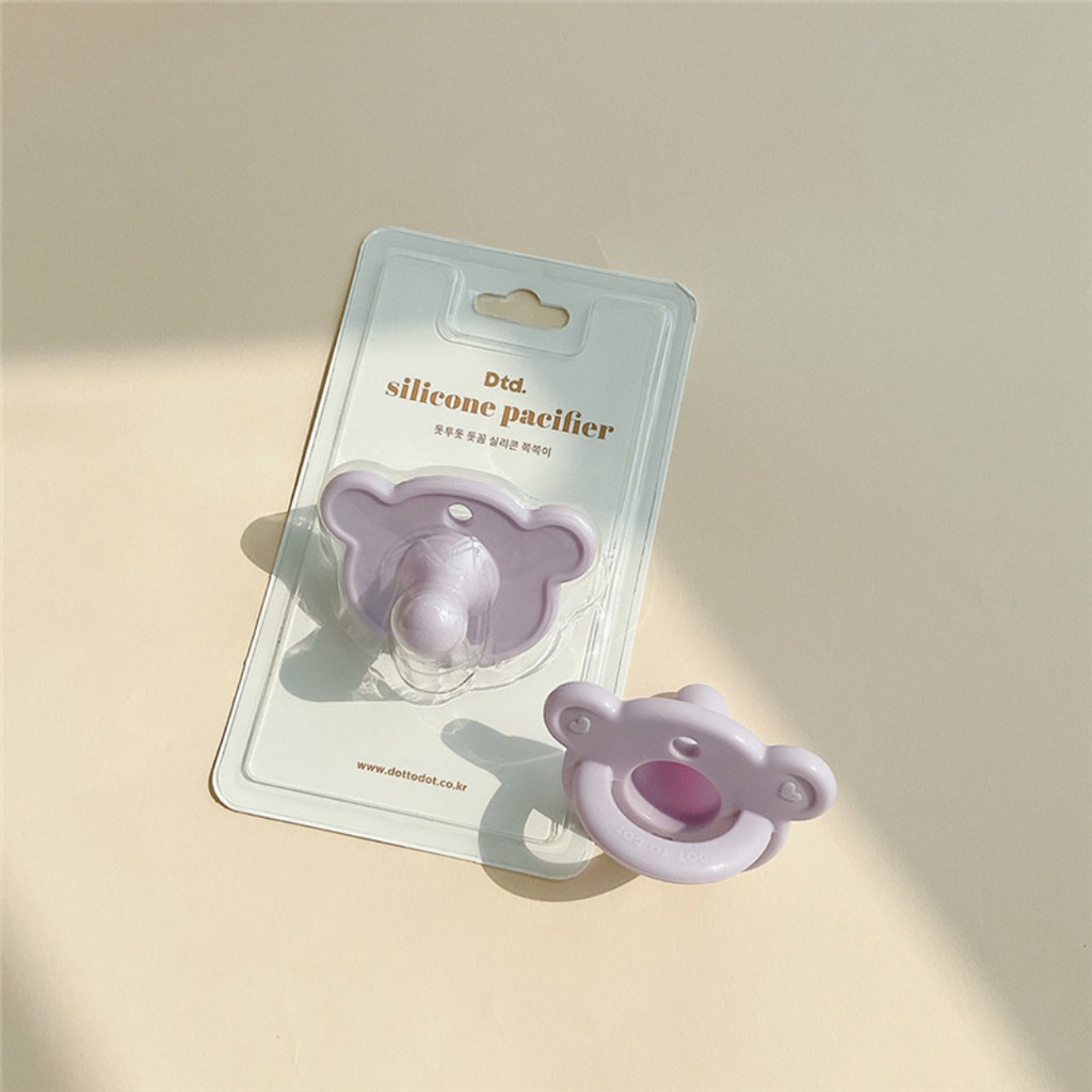 Little Momos Premium Baby Pacifier Dot Bayi Silicone Empeng Anak