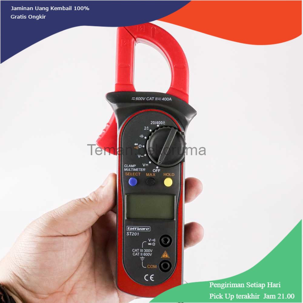 TD - PR2 Taffware ANENG Digital Multimeter Voltage Tester Clamp - ST201