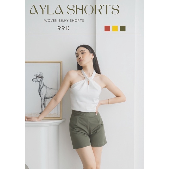AYLA Shorts - Sreca Clothing | Celana Pendek Wanita | Shorts Murah