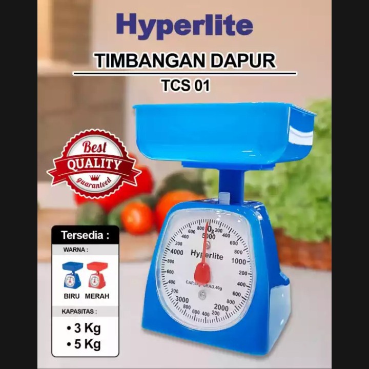 HYPERLITE Timbangan TCS 01 2/3/5 KG - Warna Campur