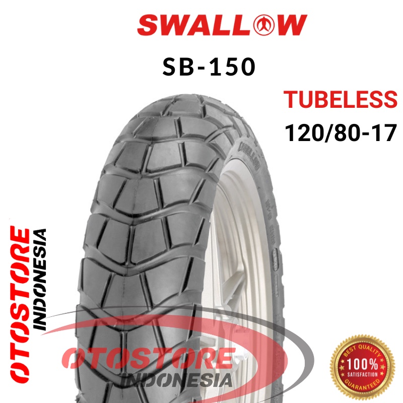 Ban Luar Motor Swallow SB-150 120/80-17 RING 17  Tubeless  ban motor BAN MOTOR SUPRA JUPITER MOTOR B