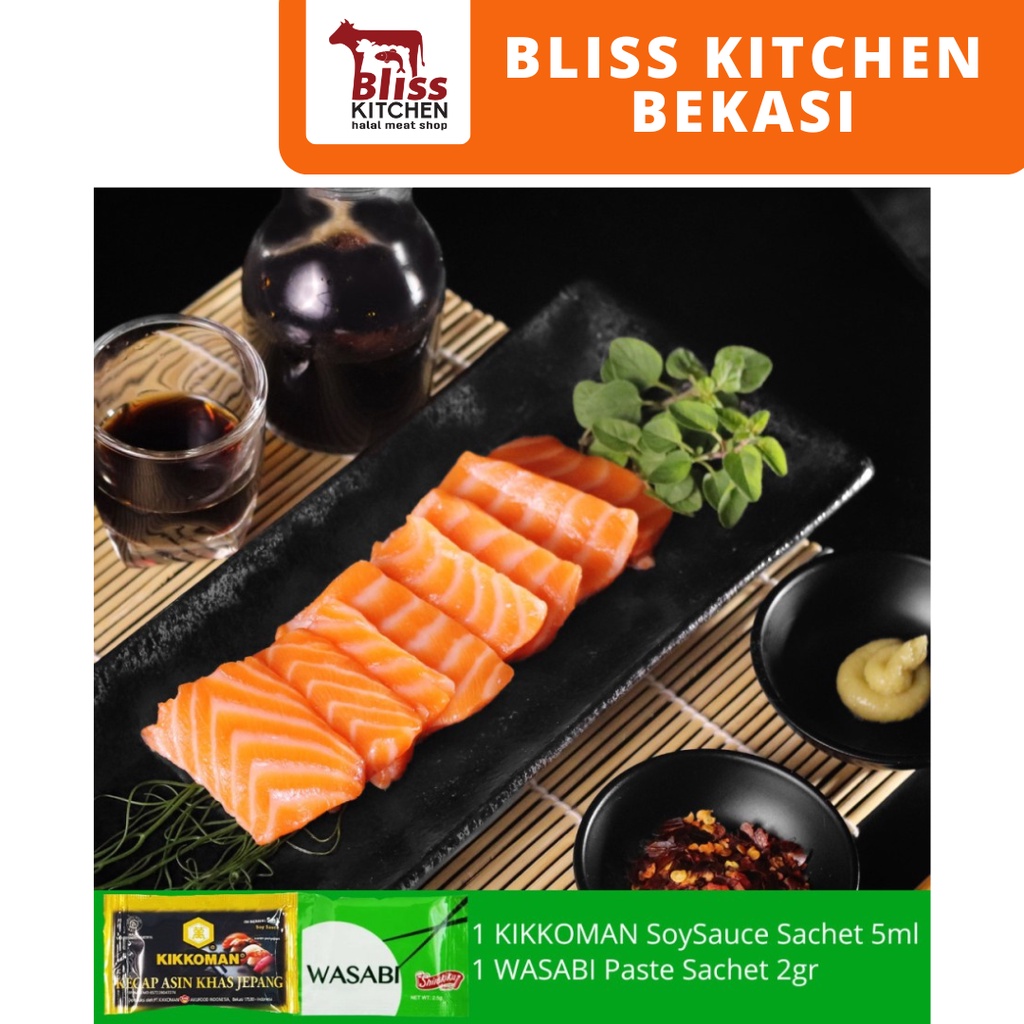 

Fresh Norwegian Salmon Sashimi / Sashimi Salmon Norway 250gr