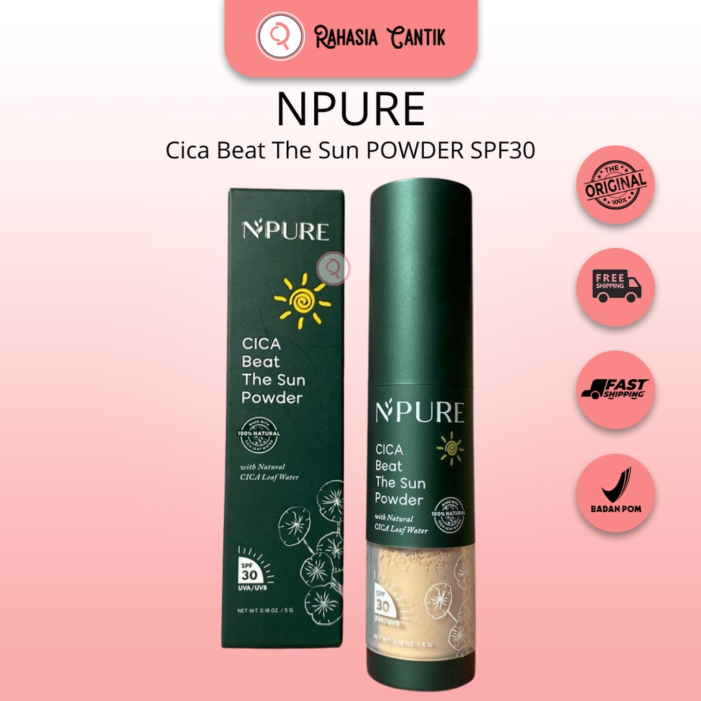 Jual NPURE Cica Beat The Sun POWDER | Shopee Indonesia