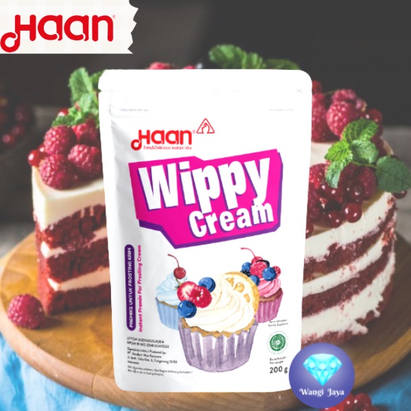 

TERMURAH!!! Haan Wippy Cream Bubuk 200Gr/Whipped Cream/Whipping Cream Powder 200gr