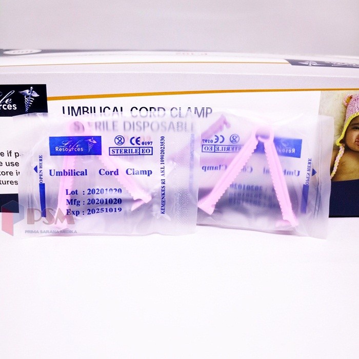 Umbilical Cord Clamp / Penjepit Tali Pusat Bayi - 100% ORIGINAL - STERILE