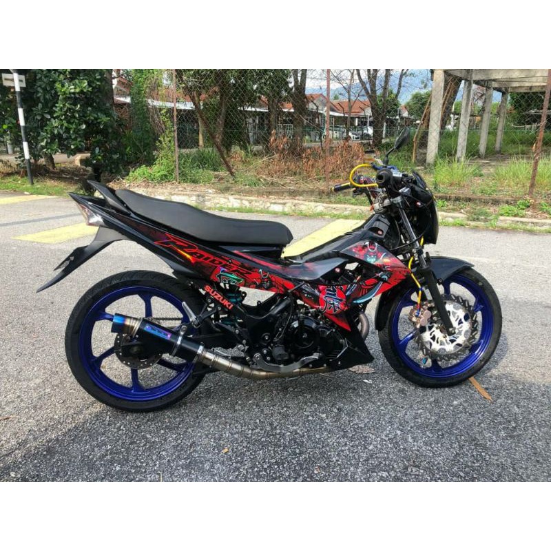 Striping hologram Raider R150 Samurai satria Fu facelite