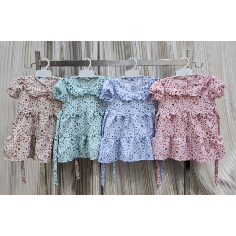 baju bayi perempuan Dress crinckle