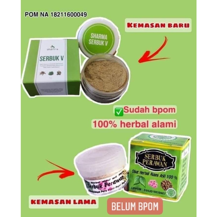 BPOM - SERBUK PERAWAN  15gram