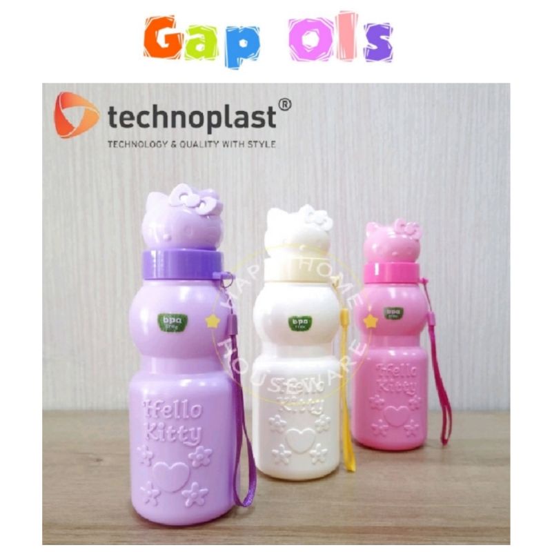 TECHNOPLAST Hello Kitty TECHNOPLAST Botol Hello Kitty TECHNOPLAST Hello Kitty Bottle 500ml