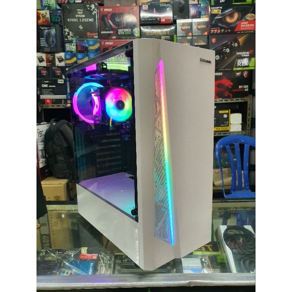 PC GAMING CORE I5 10400F GEN 10| RAM 16GB| SSD 256GB| HDD 1TB| VGA EXTERNAL 4GB DDR5