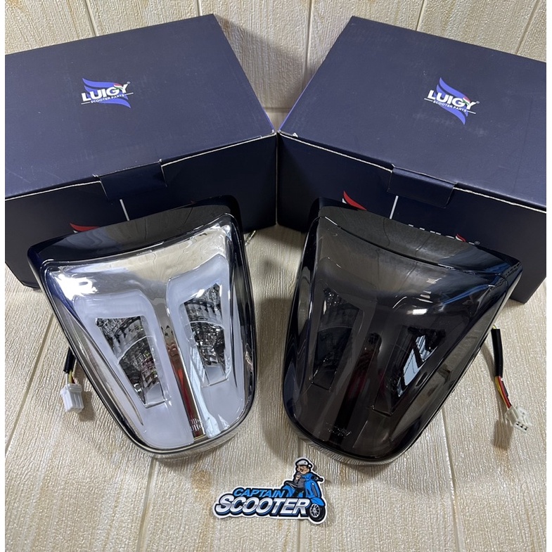 Lampu Belakang StopLamp Luigy Clear / Smoke Vespa Sprint Primavera Power1