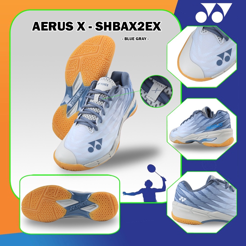 NEW YONEX AERUS X2 / SHB AX2 EX Sepatu Badminton Original