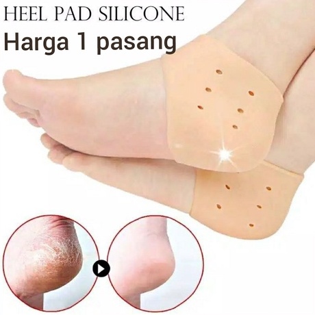 silikon pelindung tumit karet pelindung tumit alas tumit heel pad silicone