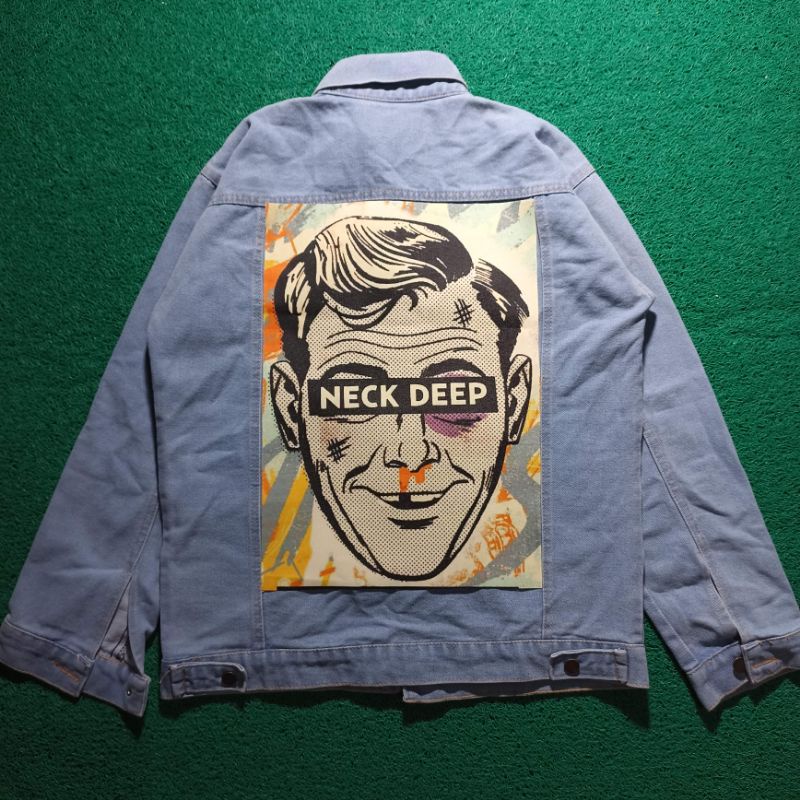 BACKPATCH SUBLIM PREMIUM NECK DEEP / KUCING MEONG BEST QUALITY