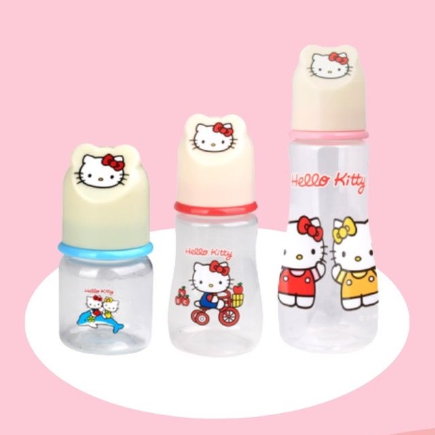 ❣️Rakkistore99❣️ Lusty Bunny Hello Kitty Regular Round Bottle Botol Susu Bayi 60ml - 250ml Bunny