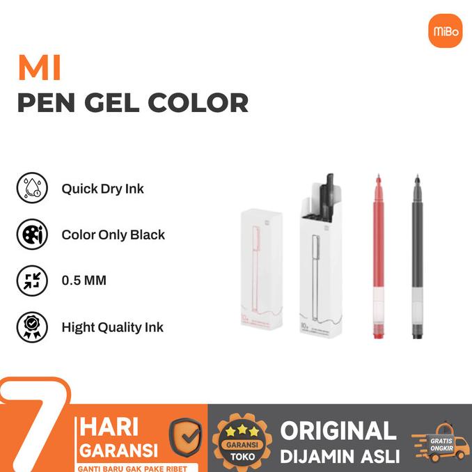 

BAYAR DITEMPAT Xiaomi Super Durable Gel Color Isi 10pcs Pena Gel Pulpen Tulis /ALAT TULIS AESTHETIC/ALAT TULIS SEKOLAH/ALAT TULIS SET/ALAT TULIS LENGKAP/ALAT TULIS ANAK/ALAT TULIS LUCU