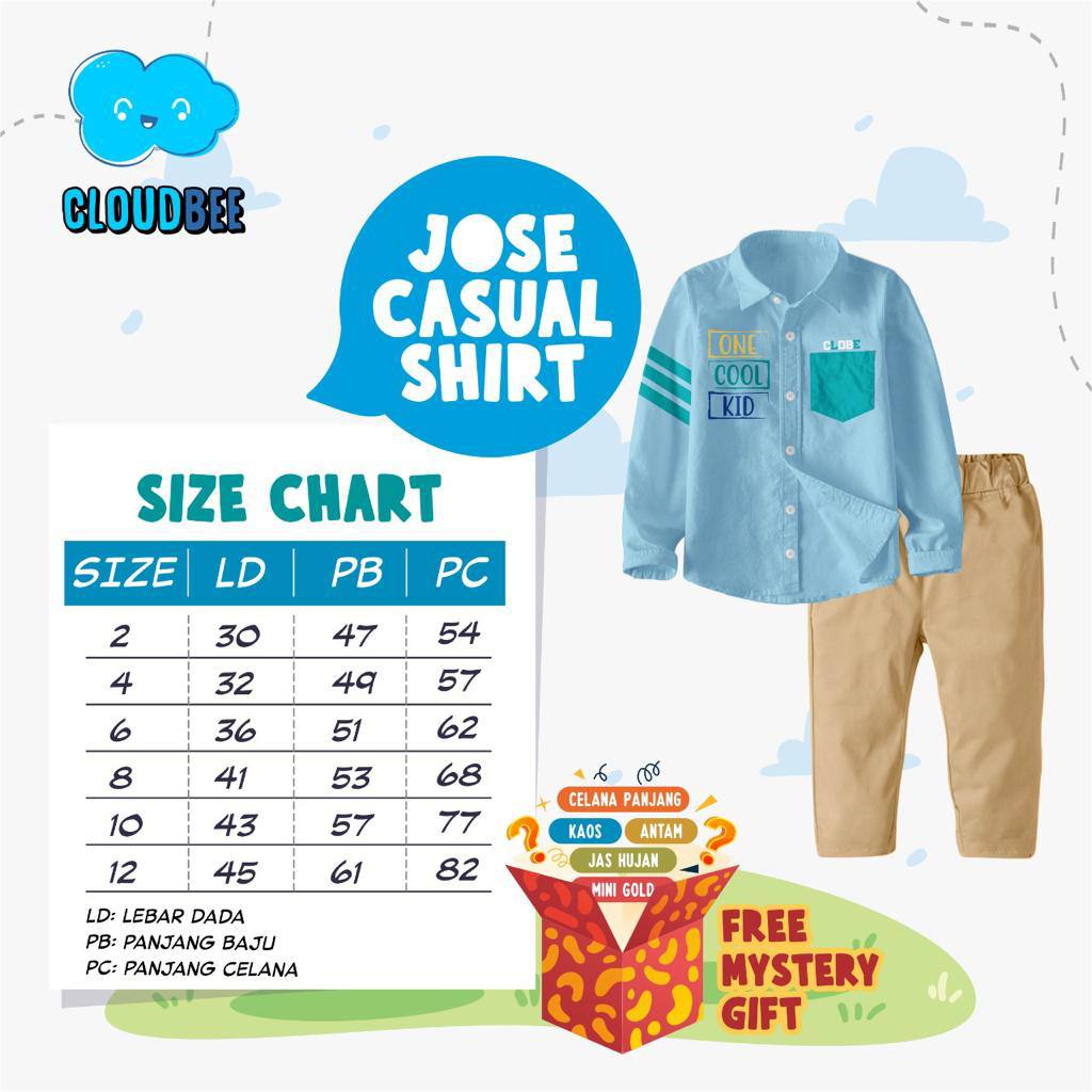 JOSE CASUAL SHIRT CLOUDBEE