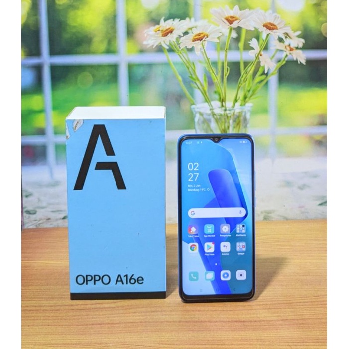 Oppo A16e Ram 3/32gb Fullset