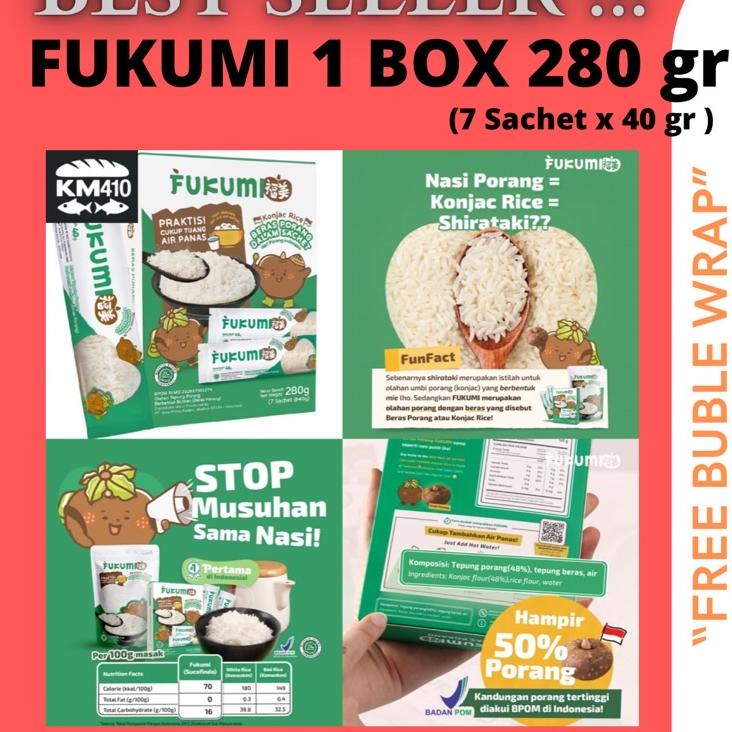 

ぜ FUKUMI BERAS PORANG 1 BOX ( 7 SACHET x 40 Gr ) ฿