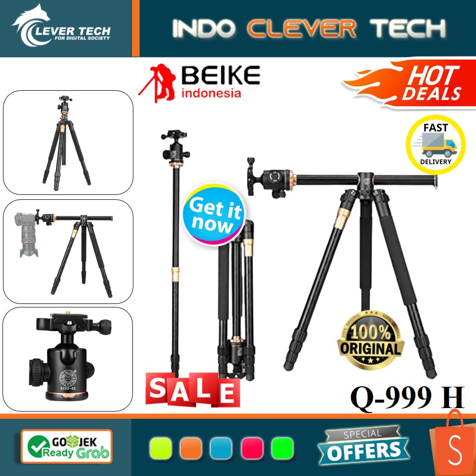 Beike Q-999H Tripod Professional QZSD