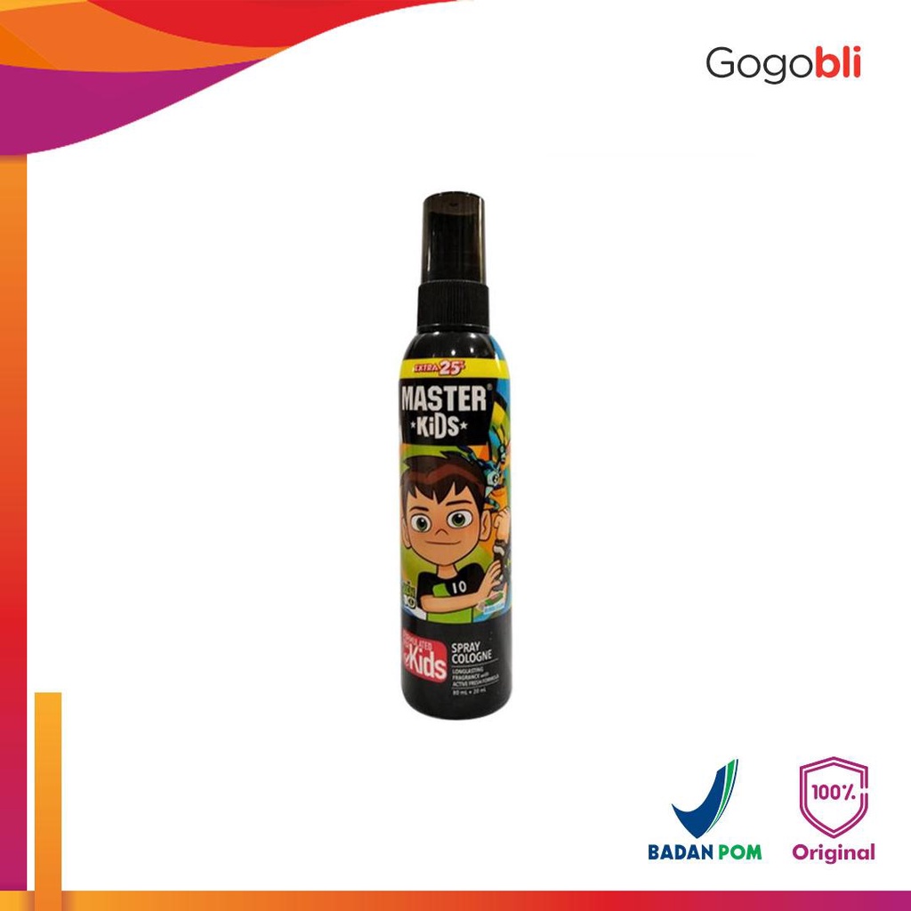 Master Kids Spray Cologne Ben-10 100ml