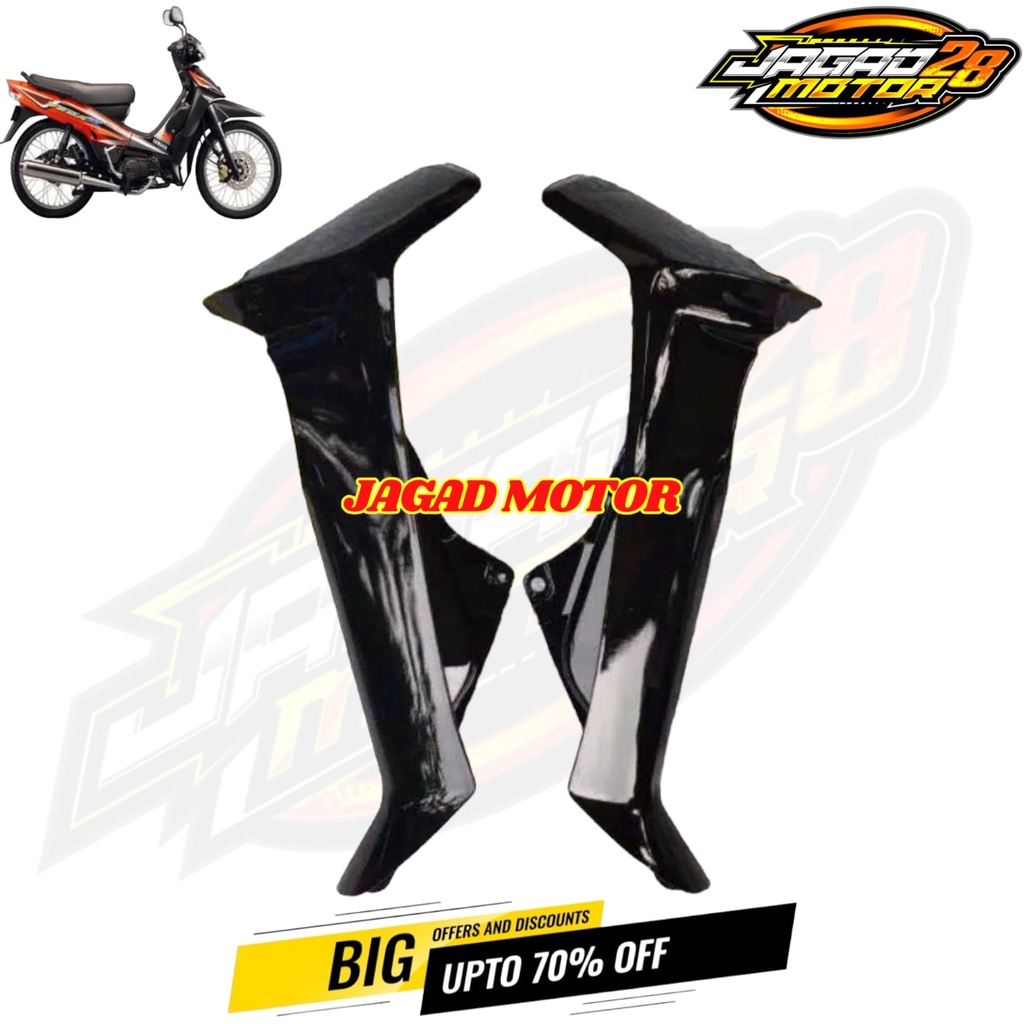 Sayap Luar Yamaha Vega R Lama Hitam / Cover Sayap Luar Vega R Lama Hitam / Legshield Luar Vega R Lama Hitam