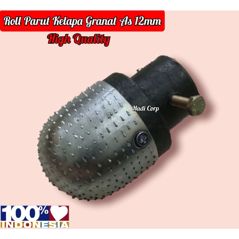 Roll Parut Kelapa Granat As 12mm / Mata Roll Parut Kelapa Granat kualitas premium