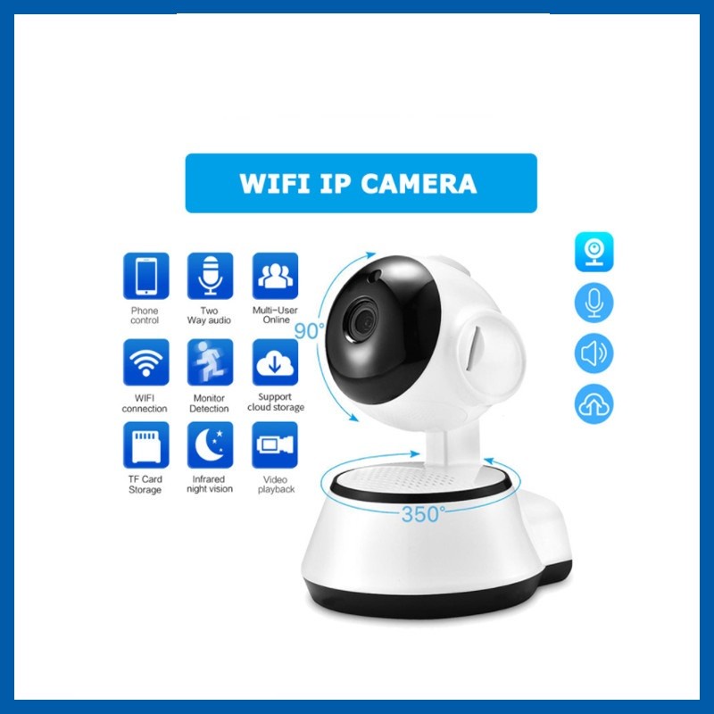 Smart Camera Wifi V380 Q6 IP CCTV Phone Audio