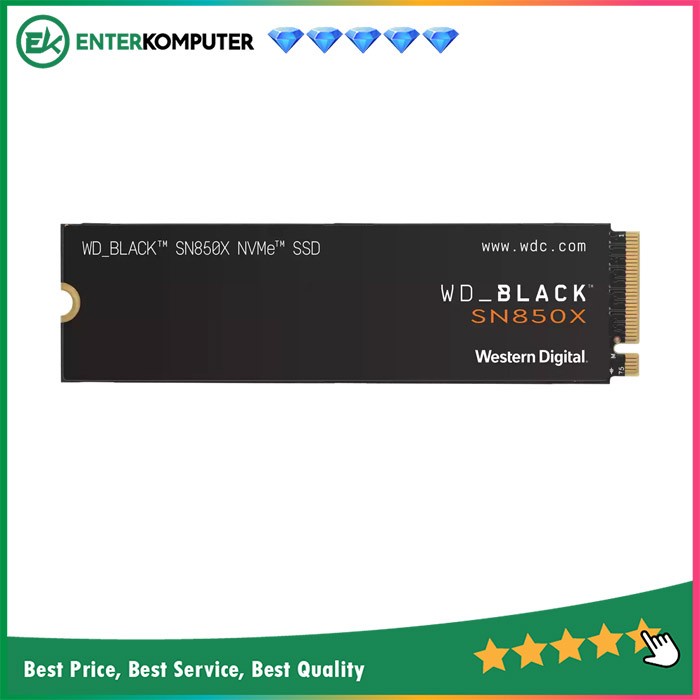 WDC Black SN850X SSD 1TB M.2 NVMe PCIe Gen4x4 / SSD M.2 1TB