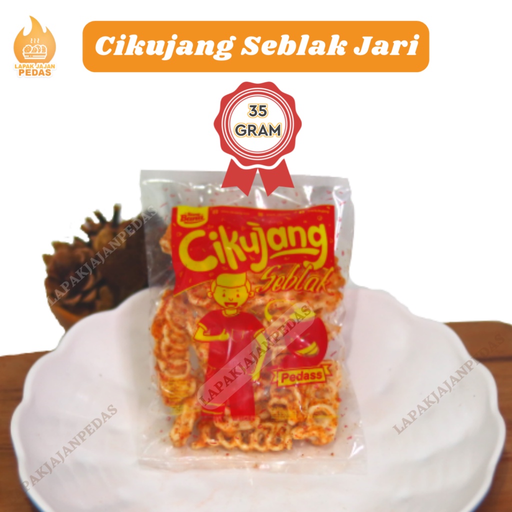 Jual Kerupuk Seblak Kering Sebring Pedas Jari Snack Makanan Ringan Isi